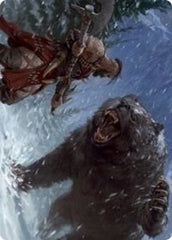 Blizzard Brawl Art Card [Kaldheim: Art Series] | North Game Den