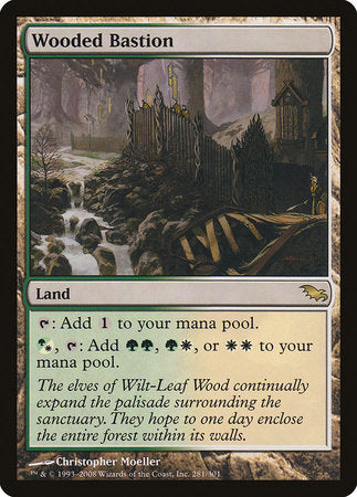 Wooded Bastion [Shadowmoor] | North Game Den