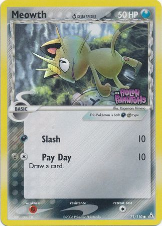 Meowth (71/110) (Delta Species) (Stamped) [EX: Holon Phantoms] | North Game Den
