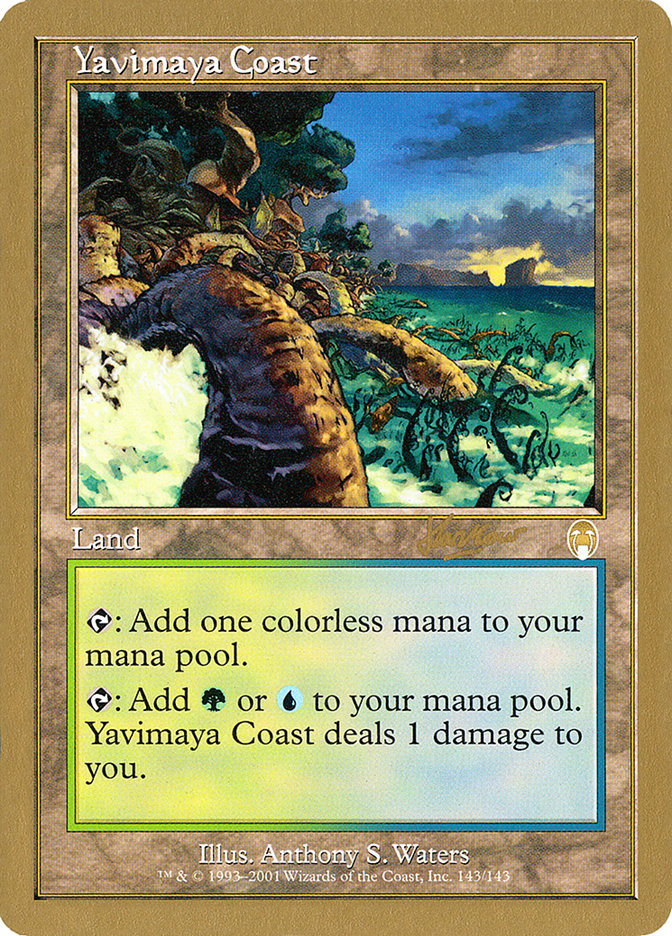 Yavimaya Coast (Sim Han How) [World Championship Decks 2002] | North Game Den