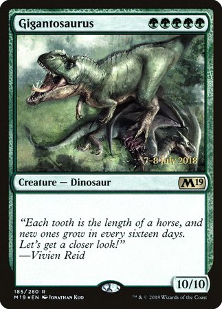 Gigantosaurus [Core Set 2019 Promos] | North Game Den