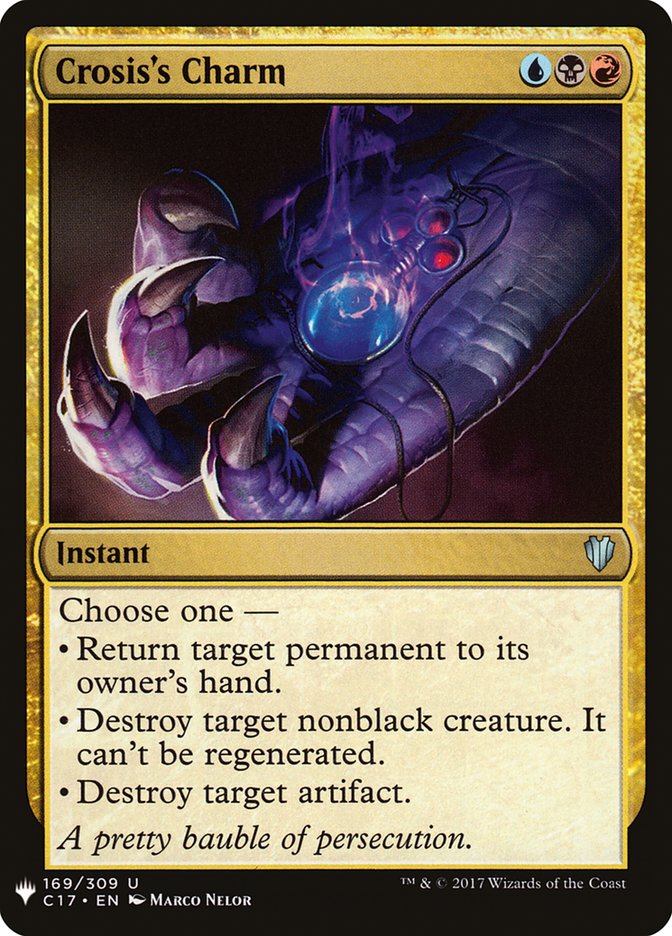 Crosis's Charm [Mystery Booster] | North Game Den