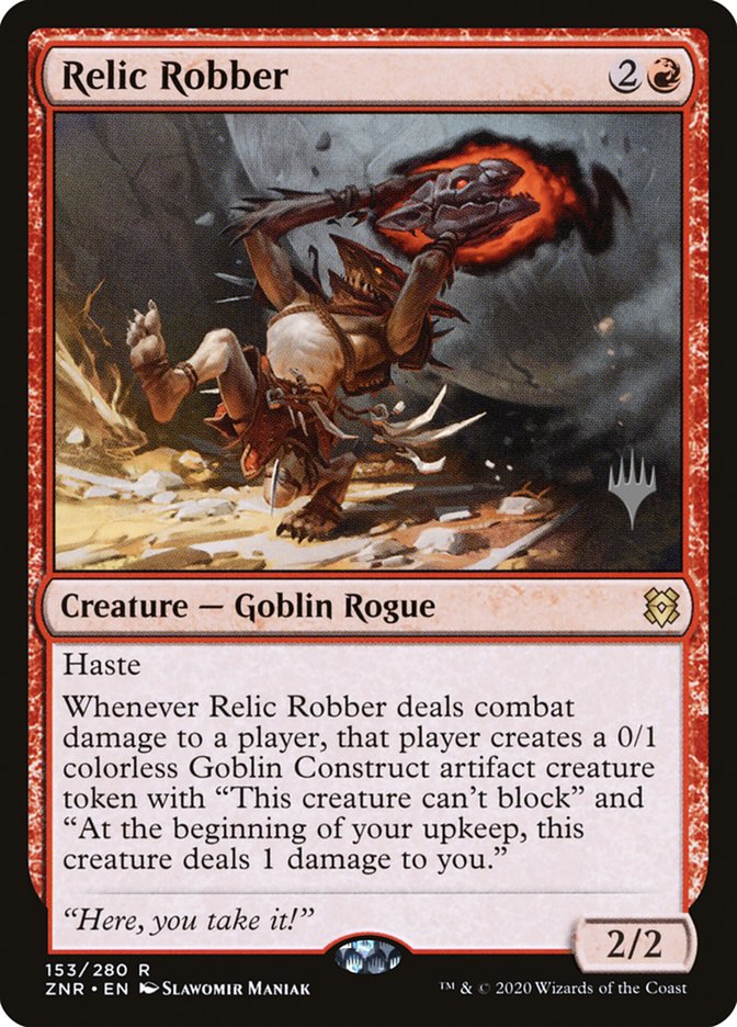 Relic Robber (Promo Pack) [Zendikar Rising Promos] | North Game Den