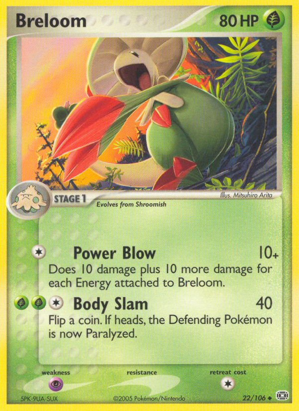 Breloom (22/106) [EX: Emerald] | North Game Den