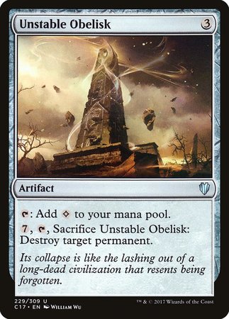 Unstable Obelisk [Commander 2017] | North Game Den