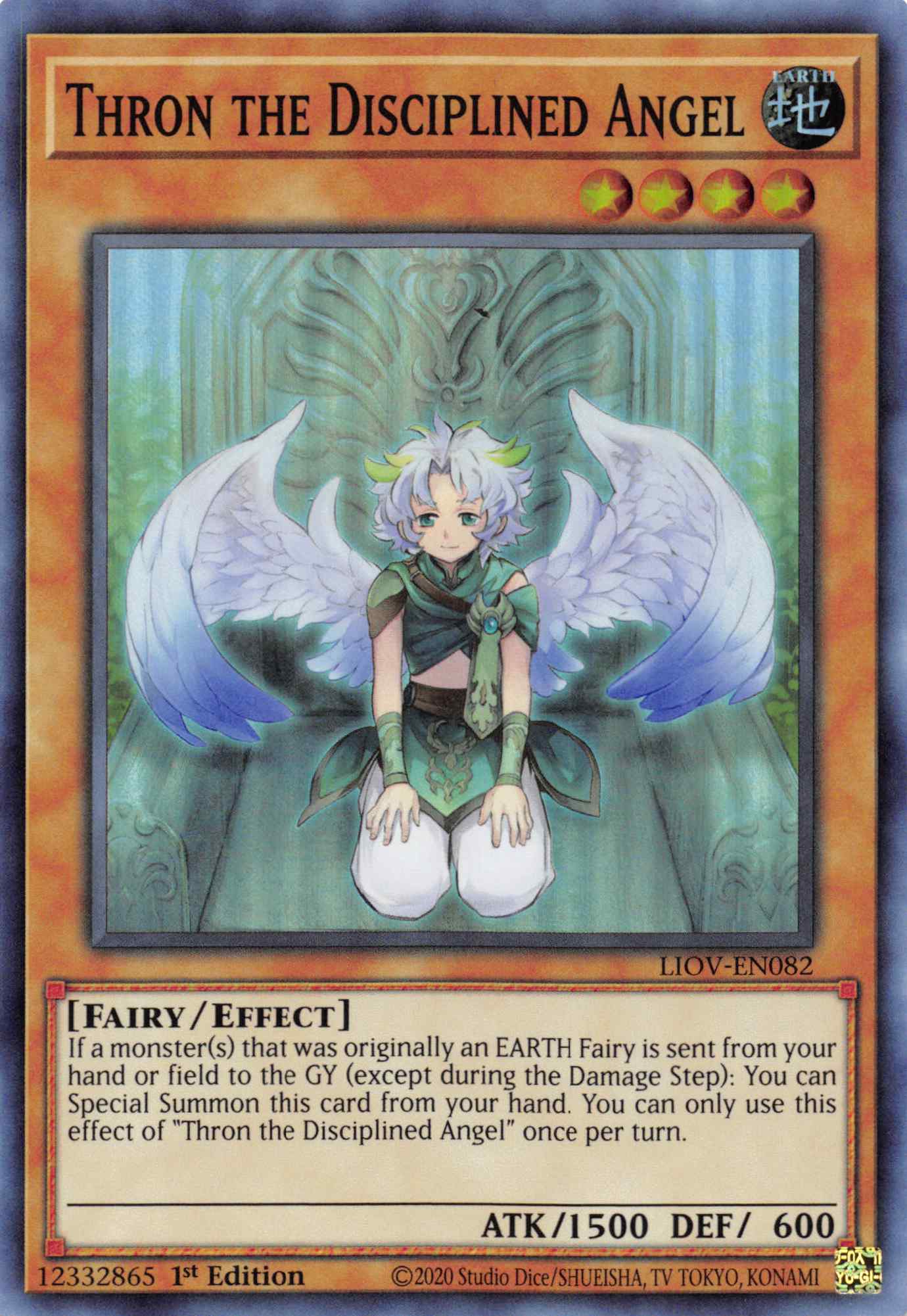 Thron the Disciplined Angel [LIOV-EN082] Super Rare | North Game Den