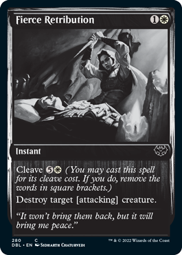 Fierce Retribution [Innistrad: Double Feature] | North Game Den