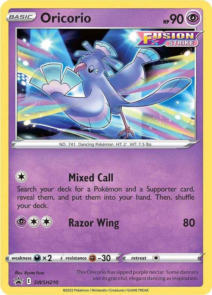 Oricorio (SWSH210) [Sword & Shield: Black Star Promos] | North Game Den