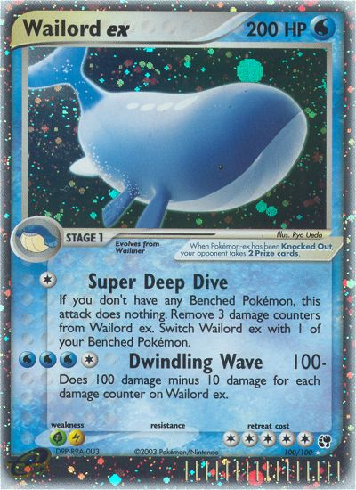 Wailord ex (100/100) [EX: Sandstorm] | North Game Den