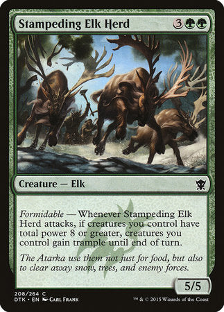 Stampeding Elk Herd [Dragons of Tarkir] | North Game Den