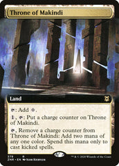 Throne of Makindi (Extended Art) [Zendikar Rising] | North Game Den