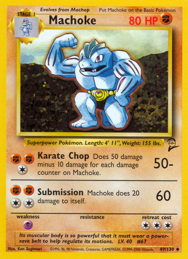 Machoke (49/130) [Base Set 2] | North Game Den