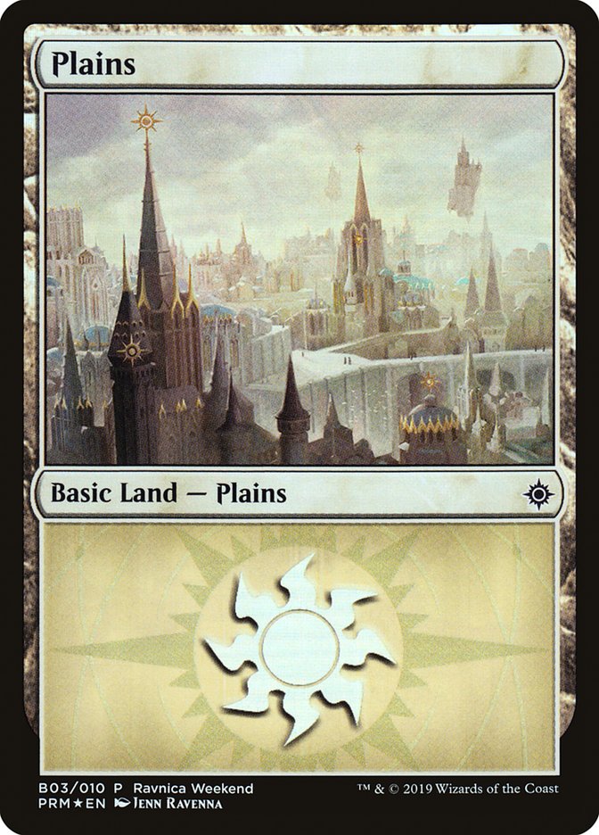 Plains (B03) [Ravnica Allegiance Guild Kit] | North Game Den