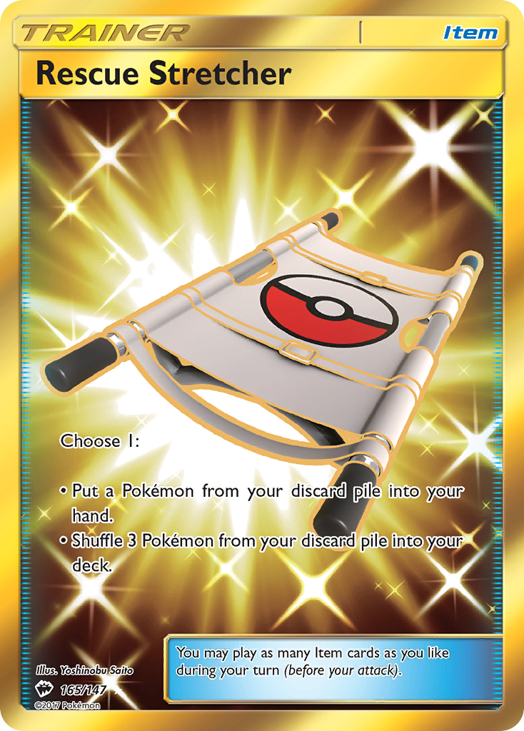 Rescue Stretcher (165/147) [Sun & Moon: Burning Shadows] | North Game Den