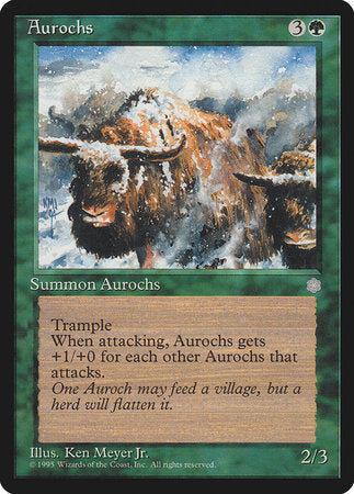 Aurochs [Ice Age] | North Game Den