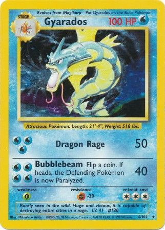 Gyarados (6/102) [Base Set Unlimited] | North Game Den