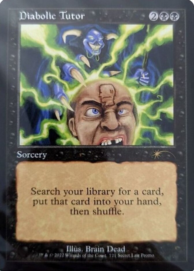 Diabolic Tutor (Retro) [Secret Lair Drop Promos] | North Game Den