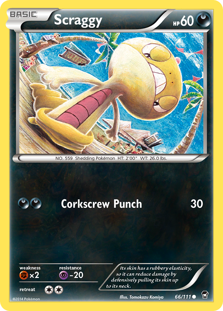 Scraggy (66/111) [XY: Furious Fists] | North Game Den