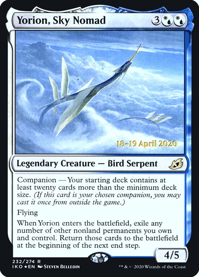 Yorion, Sky Nomad  [Ikoria: Lair of Behemoths Prerelease Promos] | North Game Den