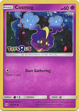 Cosmog (64/149) (Toys R Us Promo) [Sun & Moon: Base Set] | North Game Den