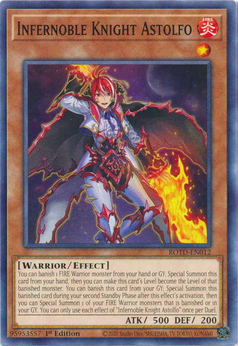 Infernoble Knight Astolfo [ROTD-EN012] Common | North Game Den