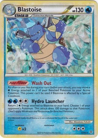 Blastoise (13/95) (Cracked Ice Holo) [HeartGold & SoulSilver: Unleashed] | North Game Den