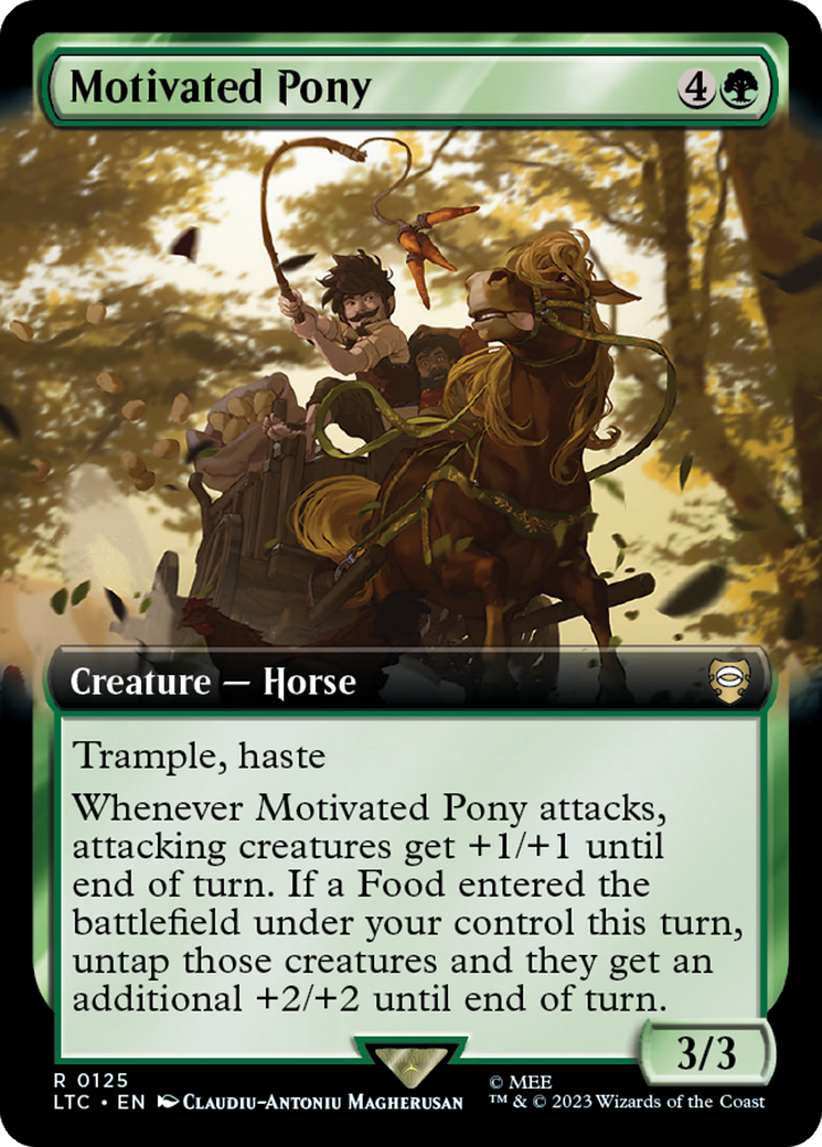 Motivated Pony (Extended Art) [The Lord of the Rings: Tales of Middle-Earth Commander] | North Game Den