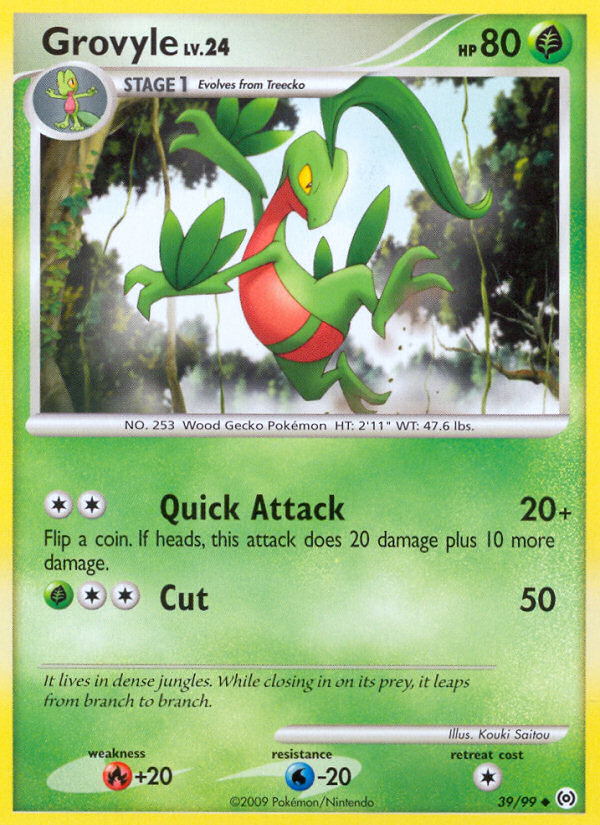 Grovyle (39/99) [Platinum: Arceus] | North Game Den