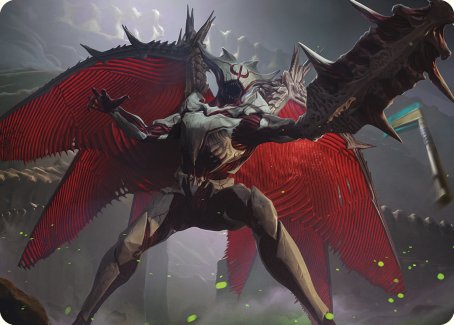 Phyrexian Vindicator Art Card [Phyrexia: All Will Be One Art Series] | North Game Den