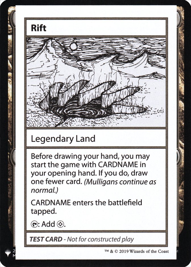 Rift [Mystery Booster Playtest Cards] | North Game Den