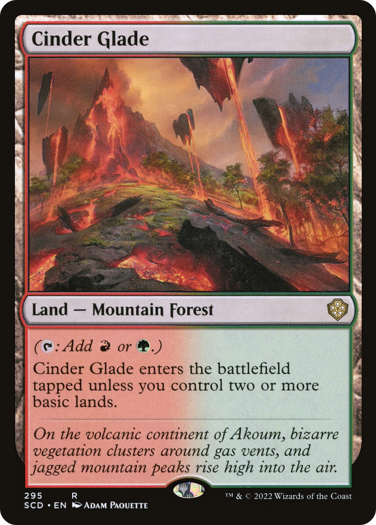 Cinder Glade [Starter Commander Decks] | North Game Den