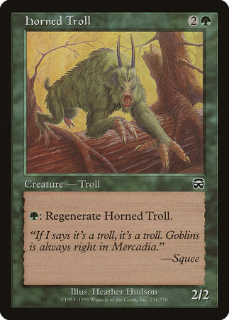 Horned Troll [Mercadian Masques] | North Game Den