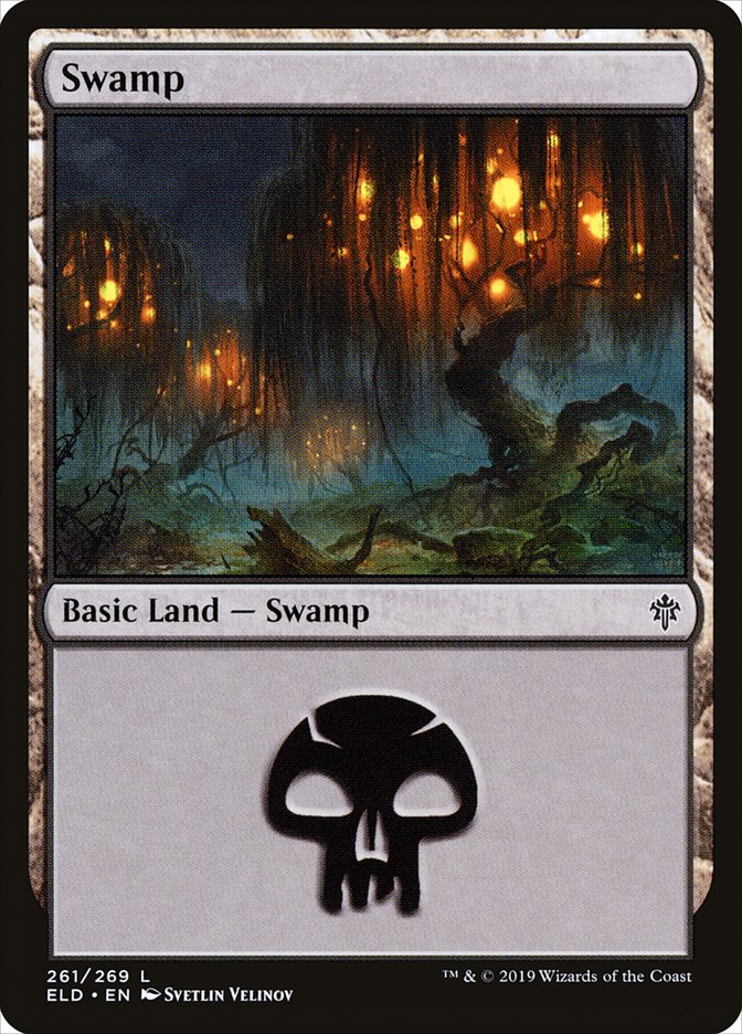 Swamp (261) [Throne of Eldraine] | North Game Den