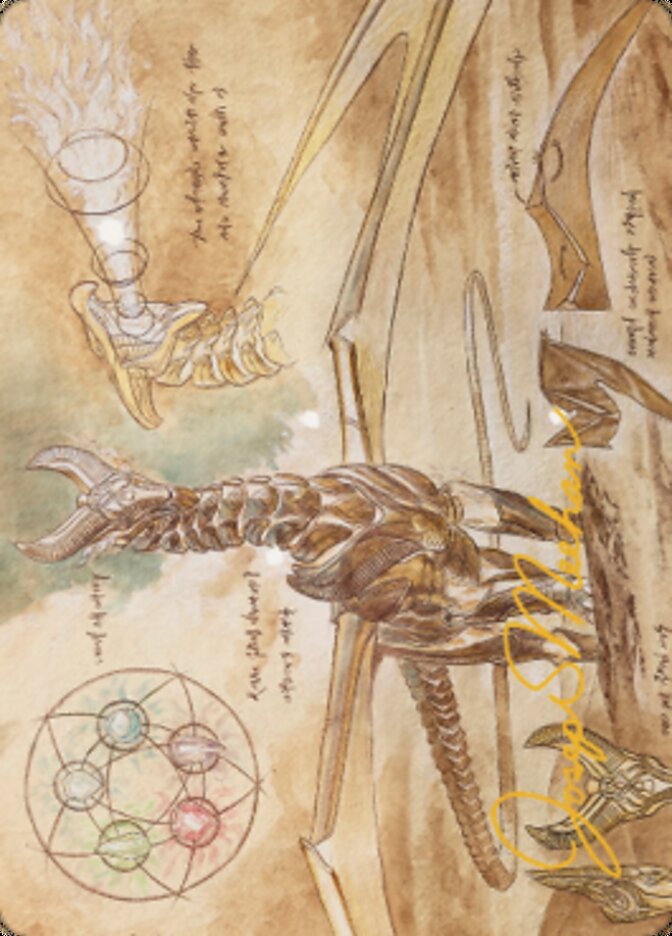 Ramos, Dragon Engine Art Card (Gold-Stamped Signature) [The Brothers' War Art Series] | North Game Den