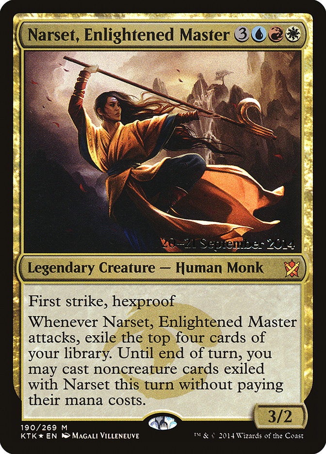 Narset, Enlightened Master  [Khans of Tarkir Prerelease Promos] | North Game Den