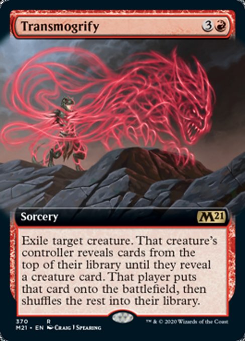 Transmogrify (Extended Art) [Core Set 2021] | North Game Den