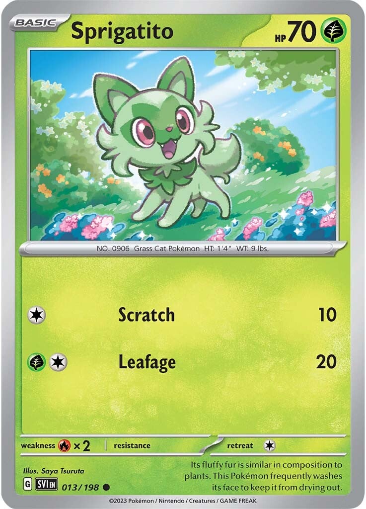 Sprigatito (013/198) [Scarlet & Violet: Base Set] | North Game Den