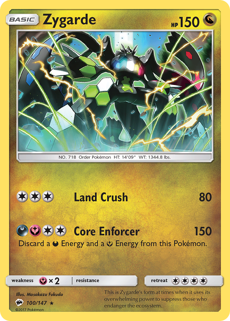 Zygarde (100/147) [Sun & Moon: Burning Shadows] | North Game Den