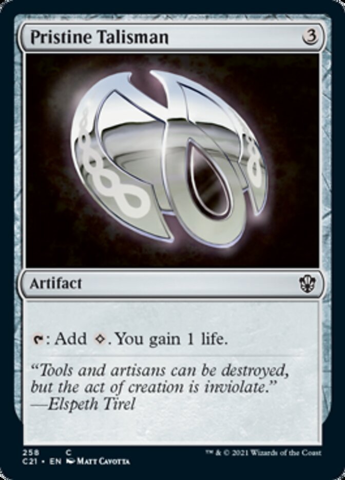 Pristine Talisman [Commander 2021] | North Game Den