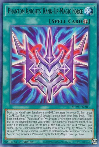 Phantom Knights' Rank-Up-Magic Force [MP21-EN200] Rare | North Game Den