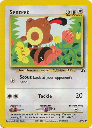 Sentret (63/75) [Neo Discovery Unlimited] | North Game Den