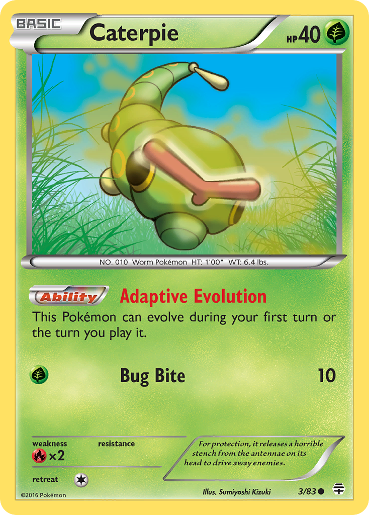 Caterpie (3/83) [XY: Generations] | North Game Den