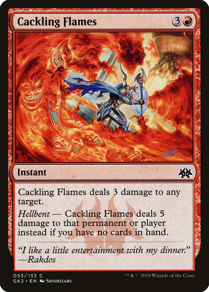 Cackling Flames [Ravnica Allegiance Guild Kit] | North Game Den