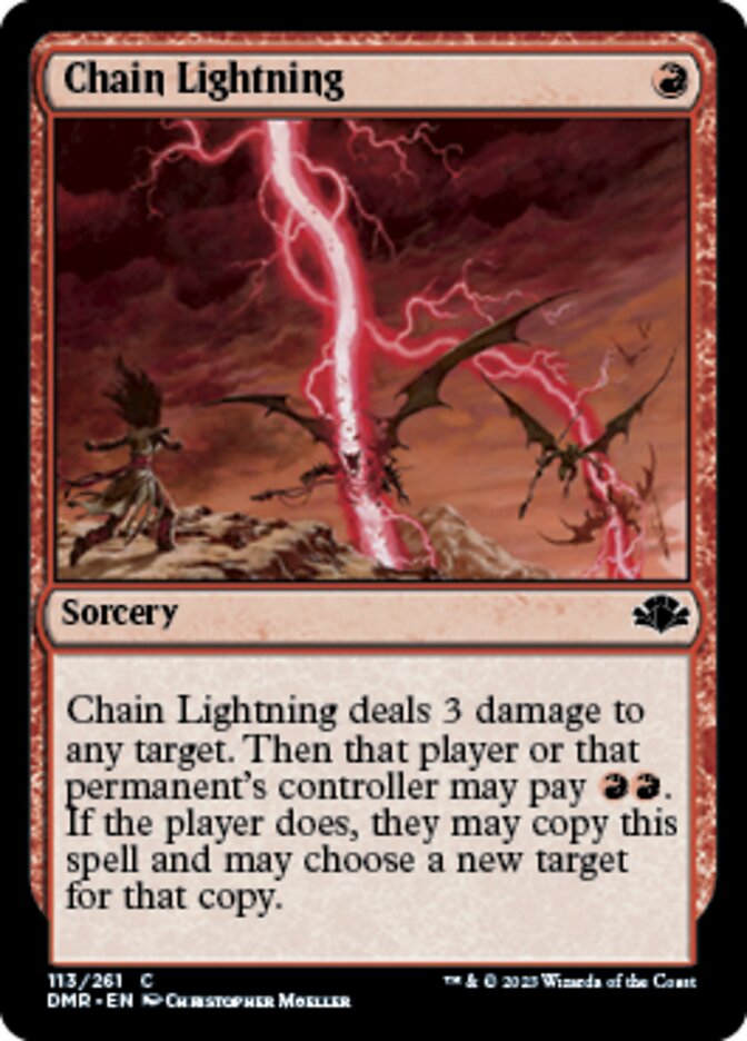 Chain Lightning [Dominaria Remastered] | North Game Den