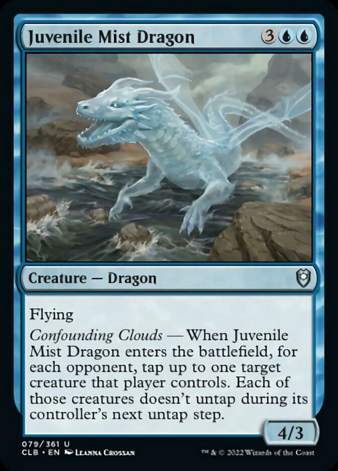 Juvenile Mist Dragon [Commander Legends: Battle for Baldur's Gate] | North Game Den