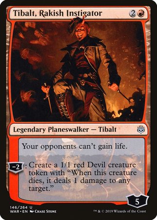 Tibalt, Rakish Instigator [War of the Spark] | North Game Den