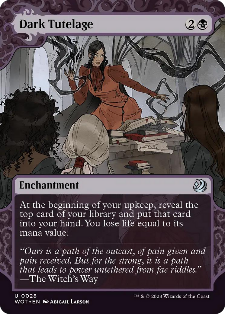 Dark Tutelage [Wilds of Eldraine: Enchanting Tales] | North Game Den