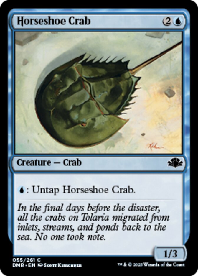 Horseshoe Crab [Dominaria Remastered] | North Game Den