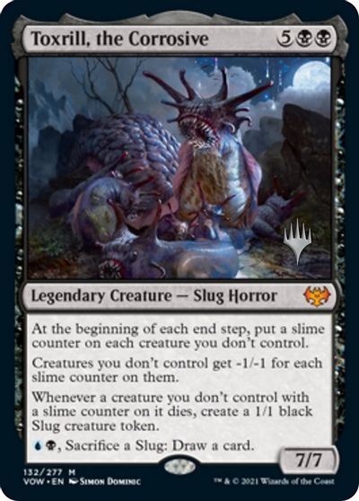 Toxrill, the Corrosive (Promo Pack) [Innistrad: Crimson Vow Promos] | North Game Den