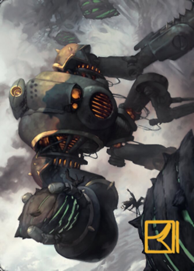 Rust Goliath Art Card (Gold-Stamped Signature) [The Brothers' War Art Series] | North Game Den